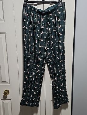 Victoria's Secret PINK Holiday Lounge Pj Pants LARGE